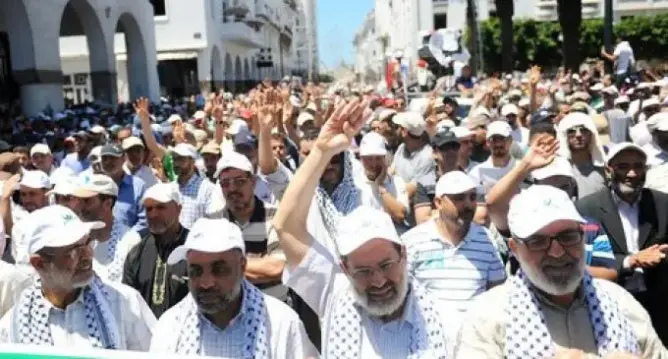 الجماعة تستعد لتنظيم وقفة بالبيضاء دعما لمسيرات العودة بفلسطين