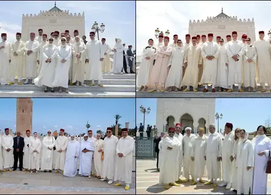 محمد الخامس يصالح قيادات حزبية في ذكرى رحيله (صور)