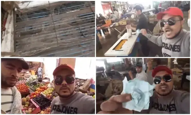 بسبب فيديو.. الأمن يستدعي نشطاء كشفوا “الخنز” بسوق للأسماك بتازة