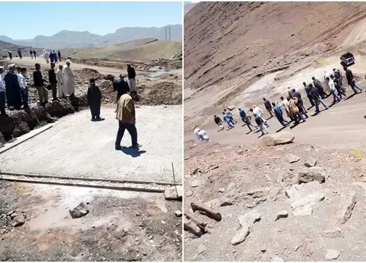 ضعف جودة أشغال طريق بتنغير يغضب قرويين .. ومسؤول يعد بالتدخل