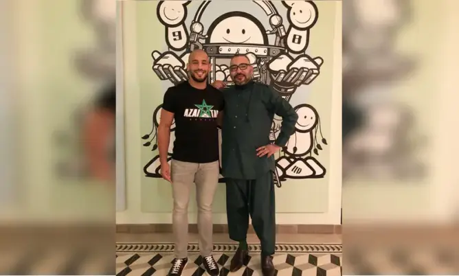 أبو زعيتر في القصر الملكي مجددا.. وأزياء الملك تخطف الأنظار
