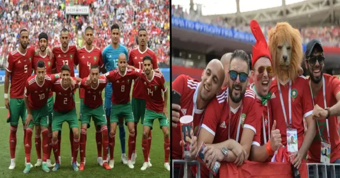 لاعبو المنتخب:نشكر الجماهير المغربية ونعدهم بالفوز على اسبانيا