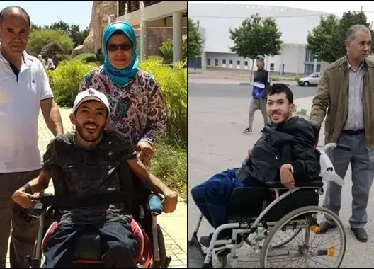 أحمد .. تلميذ فاقد للنطق والحركة يحصل على الباكالوريا بمعدل 14.37