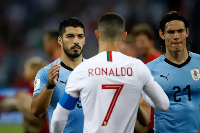 بعد ميسي.. الأورغواي تهزم البرتغال وتخرج رونالدو من المونديال