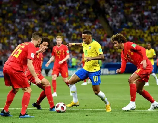 بلجيكا تفاجئ العالم وتخرج البرازيل من ربع نهائي مونديال روسيا