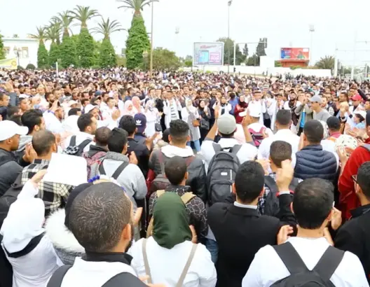 متعاقدو بني ملال يقاطعون التكوين طلبا للتعويضات