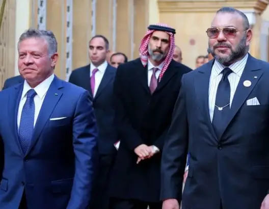 الملك محمد السادس أول قائد يتصل هاتفيا بالعاهل الأردني لمساندته