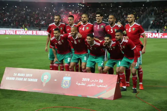 الشوط الأول من مباراة المغرب والأرجنتين ينتهي بلا غالب ولا مغلوب ( صور)