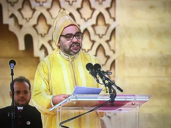 النص الكامل للخطاب الذي ألقاه الملك خلال استقبال بابا الفاتيكان