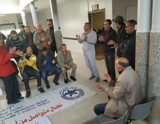 تنسيق نقابي يصعد ضد مسؤولي جماعة دمنات