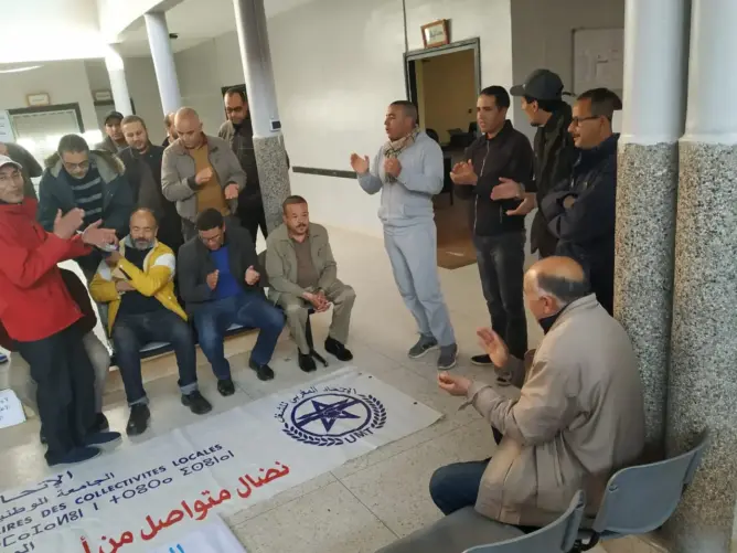 تنسيق نقابي يصعد ضد مسؤولي جماعة دمنات