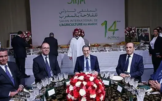 مأدبة عشاء ملكية على شرف الضيوف والمشاركين في المعرض الدولي للفلاحة