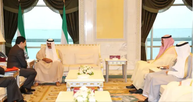 بوريطة ينقل رسالة من الملك محمد السادس إلى أمير الكويت