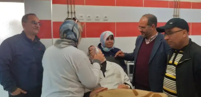 غرباء يعنفون أستاذة داخل مؤسسة تعليمية بخريبكة (صور)