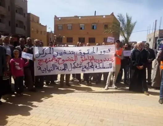 بسبب أراضي الجموع .. محتجون يتهمون سلطات تنغير بـ”زرع الفتنة”