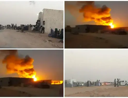 البوليساريو في فوضى.. مواجهات وحرق للخيام بمخيمات تيندوف (صور)