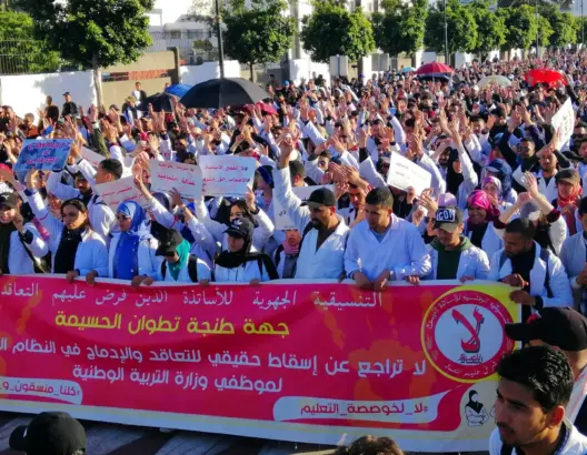 بعد أسابيع من الإضراب.. المتعاقدون يعلقون الإضراب عن العمل