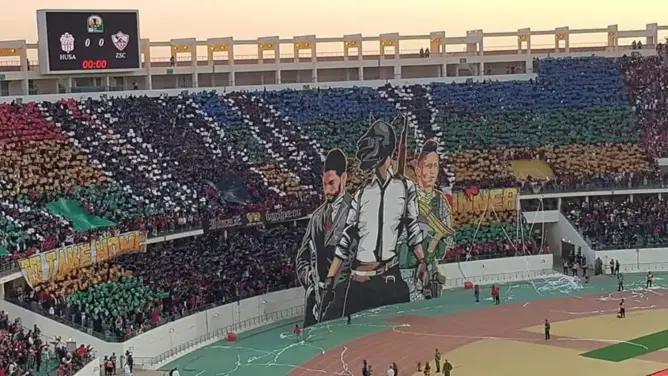 موقع فرنسي يصنف “تيفو” جماهير الحسنية الأول عالميا