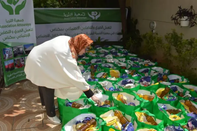 جمعية “الثريا” بمكناس تستعد لتوزيع قفف رمضان على الأسر المعوزة (صور)