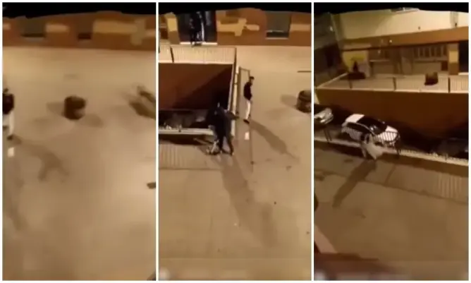 وسط صراخ الأطفال والنساء .. مواجهات بالرصاص ترعب مغاربة سبتة (فيديو)