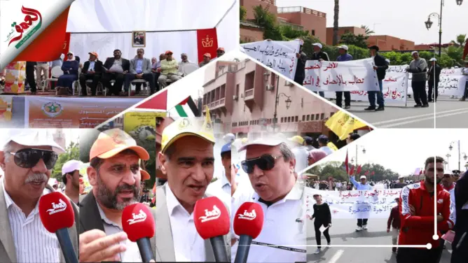 شعارات قوية في فاتح ماي بمراكش (فيديو)
