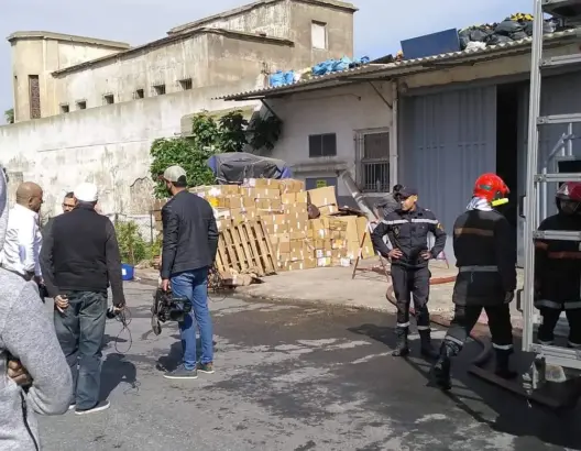 حريق مهمول يأتي على مصنع للأحذية بالدار البيضاء