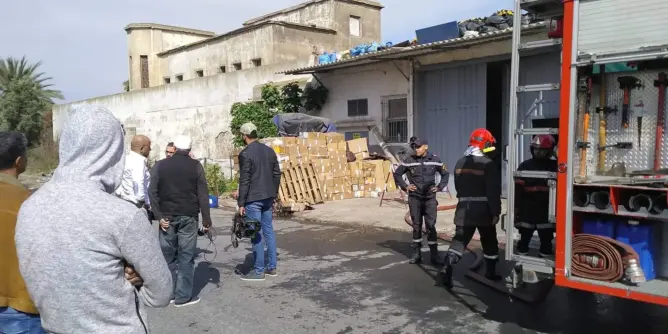 حريق مهمول يأتي على مصنع للأحذية بالدار البيضاء