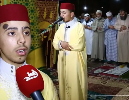 رضا بنشليح.. شاب مغربي حفظ القران صغيرا ويؤم المصلين في التراويح (فيديو)