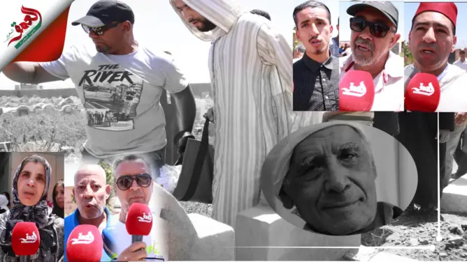 جنازة العمراني تسجل “خيانة زملائه” وتستحضر معاناة الفنان (فيديو)