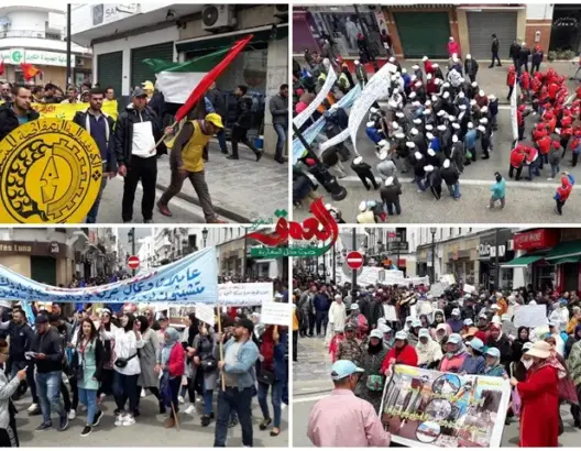 عيد العمال بالشمال.. غضب من “خنق المنطقة” ومطالب بالإفراج عن المعتقلين (صور)