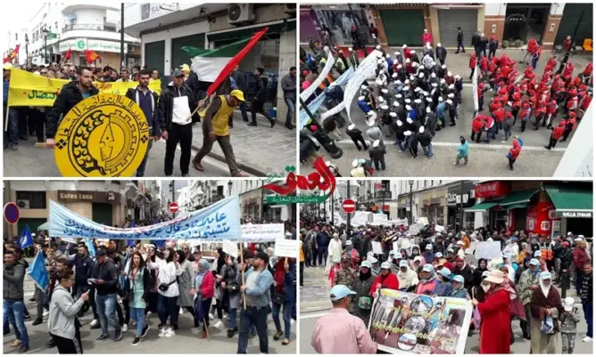 عيد العمال بالشمال.. غضب من “خنق المنطقة” ومطالب بالإفراج عن المعتقلين (صور)