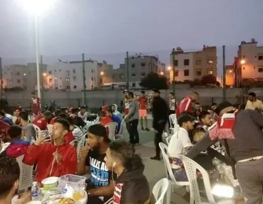 هكذا استقبلت جماهير الغزالة السوسية محبي الحمامة التطوانية (فيديو)