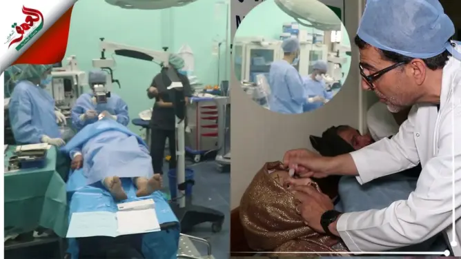 حملة طبية في جراحة العيون بإقليم الحاجب (فيديو)