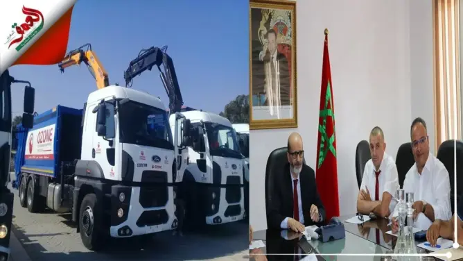 أوزون “تجود” خدماتها بآليات متطورة للنظافة بفاس