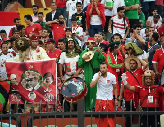 جماهير مغربية بمصر