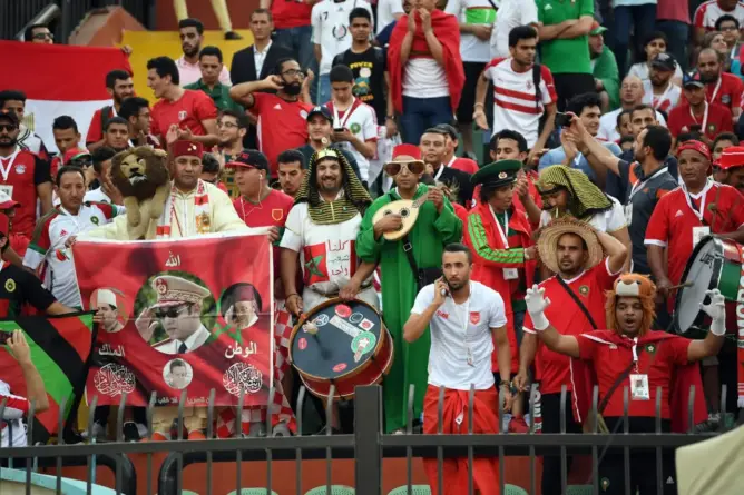 جماهير مغربية بمصر