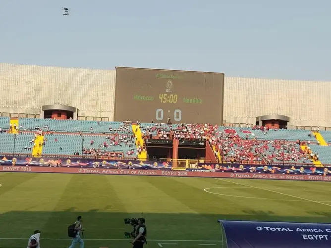 أمم إفريقيا.. الشوط الأول بين المغرب وناميبيا ينتهي بتعادل سلبي