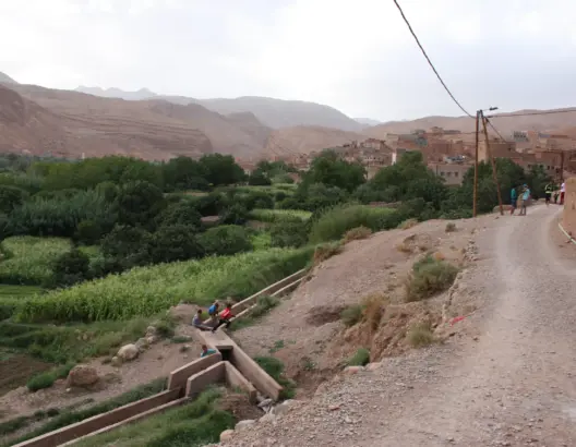 قرية “أيت مراو” ضواحي تنغير.. جنة “وراء الشمس” (صور )