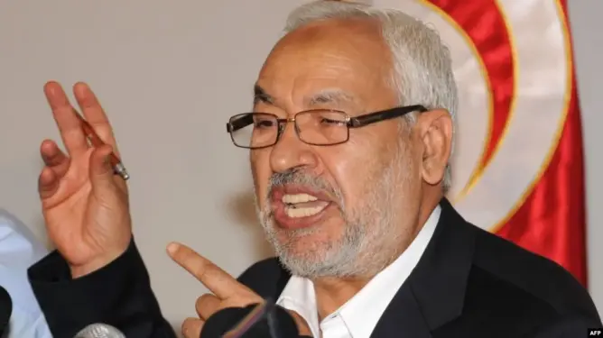 الغنوشي يدخل في إضراب عن الطعام تضامنا مع المعتقلين في تونس