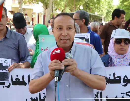 مسيرة احتجاجية للمتصرفين والتقنيين المغاربة بشوارع فاس (فيديو)