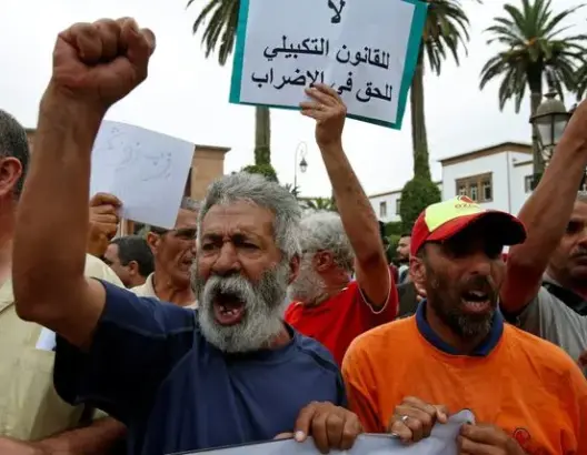 “الأجر مقابل العمل” .. بوعياش تنتصر للحكومة في مواجهة النقابات