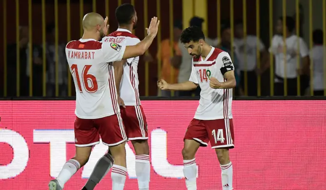 للمرة الثانية .. بوصوفة أفضل لاعب في مباراة الأسود وجنوب إفريقيا