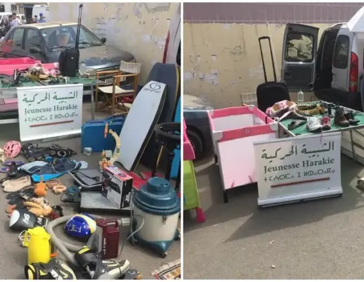 انعقد مؤتمرها قبل أيام.. لافتة شبيبة “السنبلة” تباع بسوق أسبوعي (صور)