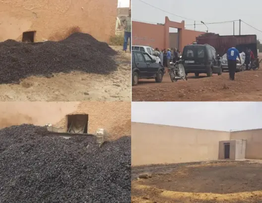 ضبط شاحنة محملة بـ24 طنا من الزيتون الفاسد ضواحي قلعة السراغنة (صور)
