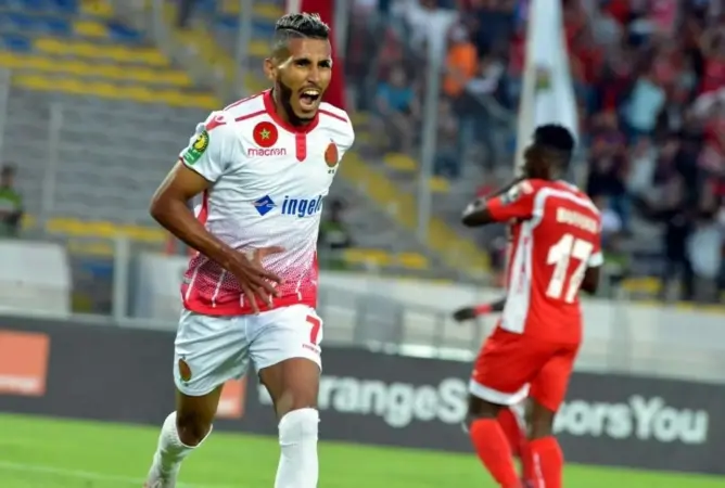 نجم الوداد البيضاوي محمد أوناجم قريب من الزمالك المصري