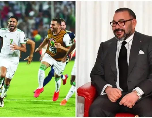 الملك: فخورون بالتتويج المستحق للمنتخب الجزائري وهو فوز للمغرب أيضا