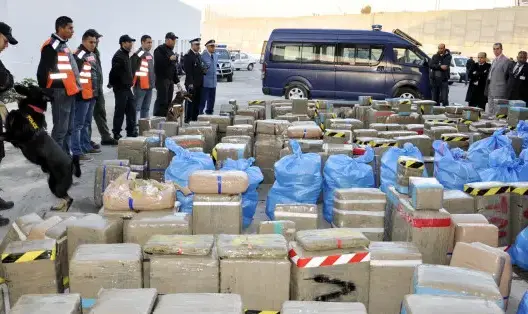 حجز 7 أطنان من مخدر الشيرا وتوقيف 3 أشخاص بضواحي الجديدة وفاس