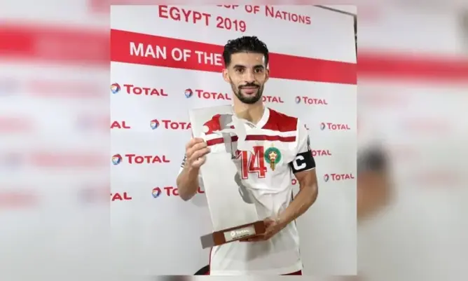 بوصوفة بعد تتويجه رجل المباراة: الكل لعب بشكل جيد .. والباقي أصعب