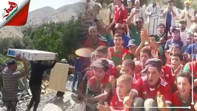 بعد تفاعل مغاربة معهم.. الأسود يرسلون هدية استثنائية لأطفال بتازة (فيديو)