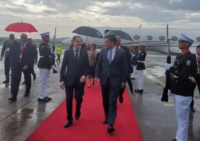 العثماني ممثلا للملك في حفل تنصيب رئيس بنما